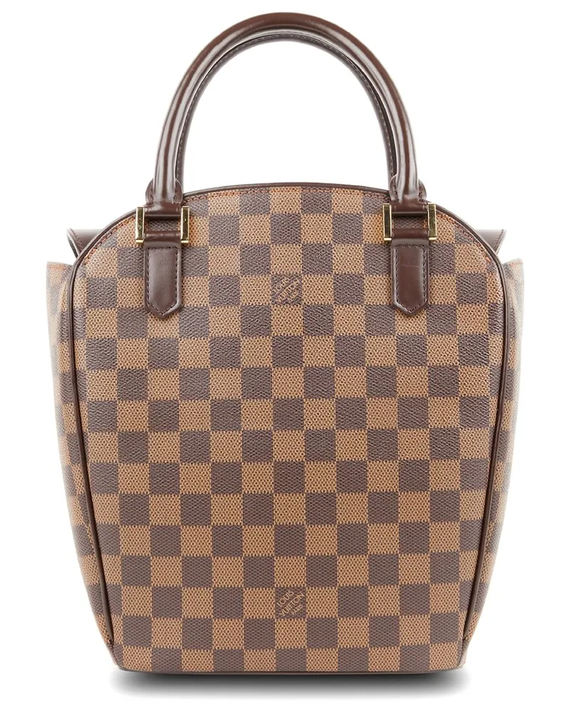 Louis Vuitton Brown Damier Ebene Coated Canvas Sarria Seau (Authentic Pre-Loved Nocolor