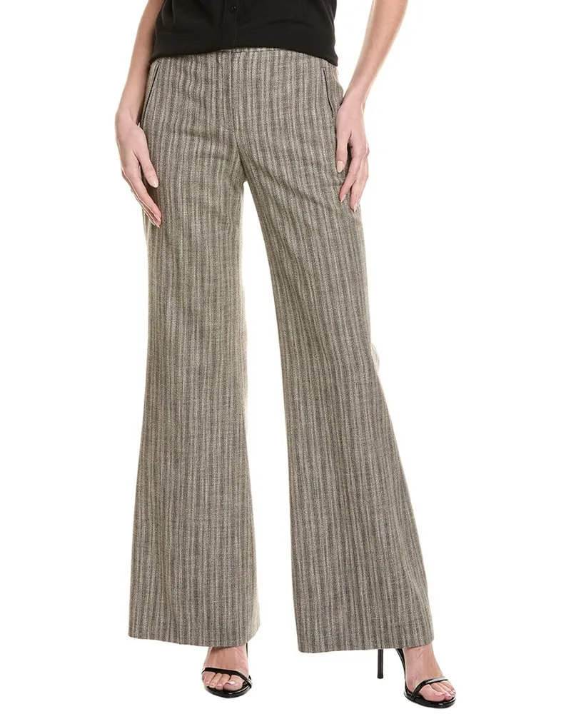 HUGO BOSS Talia Wool-Blend Trouser Beige