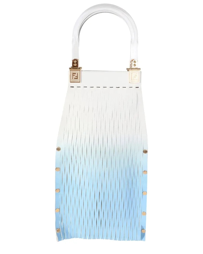 Fendi Blue Leather Sunny Top Handle Bag (Authentic Pre-Loved Nocolor