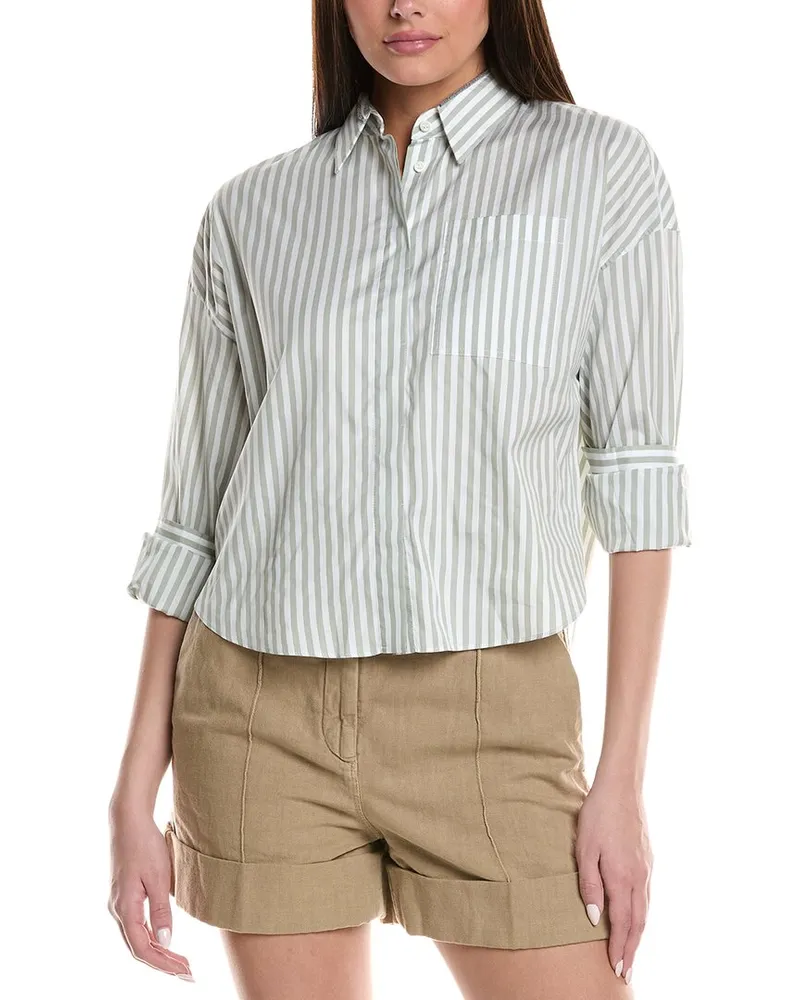 Brunello Cucinelli Silk-Blend Shirt Nocolor