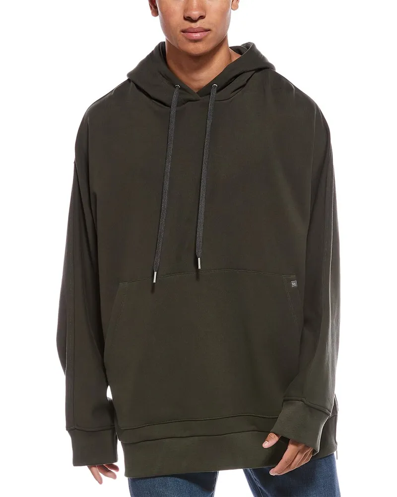 Helmut Lang Mega Zip Hoodie Green