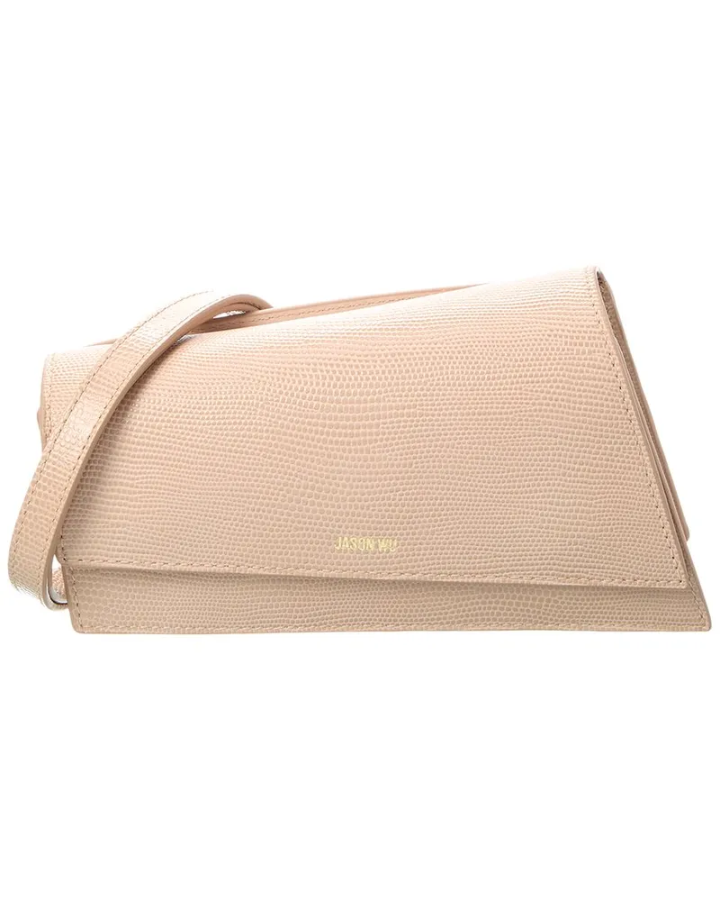 Jason Wu Lizard-Embossed Leather Shoulder Bag Pink