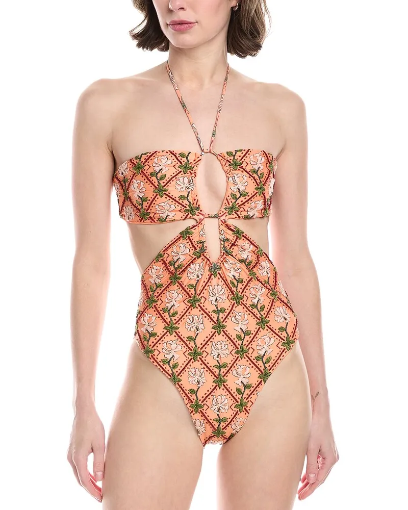 AGUA BENDITA Herbal Trikini One-Piece Orange