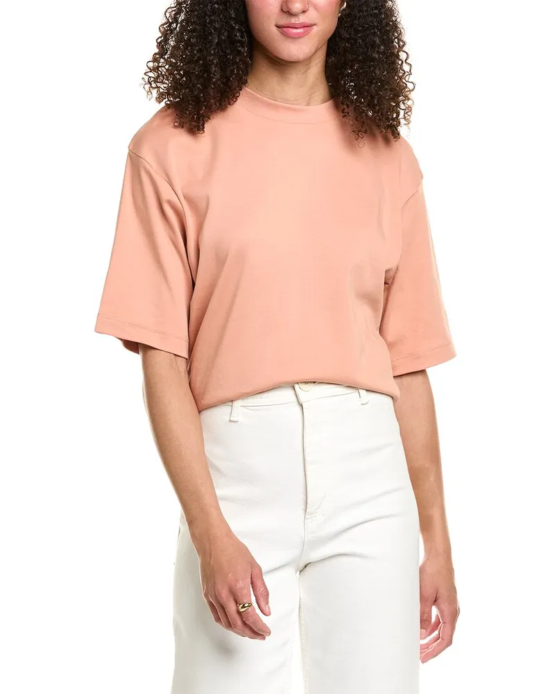 Vince Wide Sleeve Crop T-Shirt Orange
