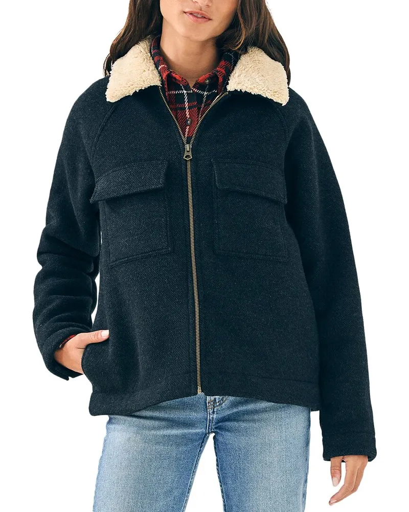 Faherty Legend Cropped Jacket Nocolor