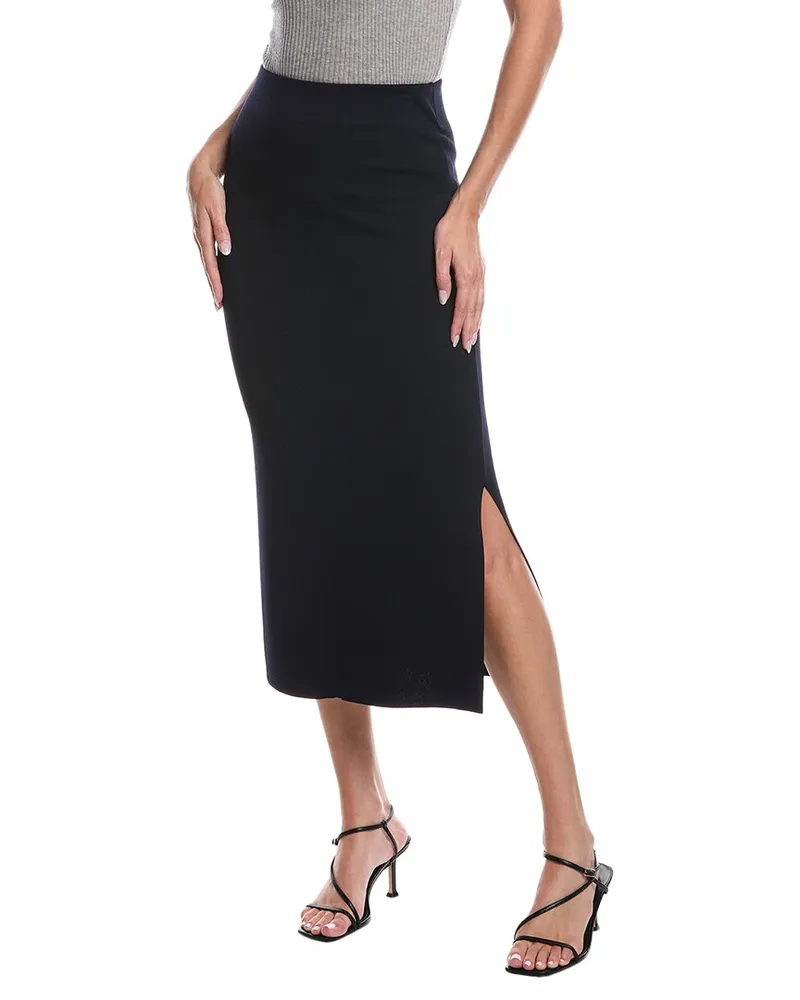 Joseph Ribkoff Knit Skirt Blue