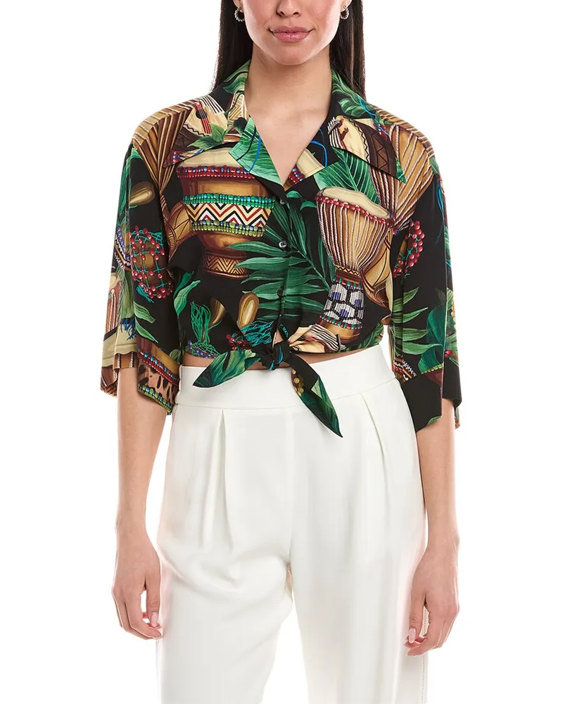 Dolce & Gabbana Silk Shirt Black