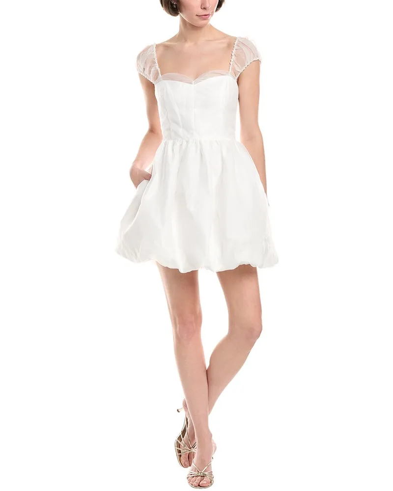 Amanda Uprichard Clydette Mini Dress White