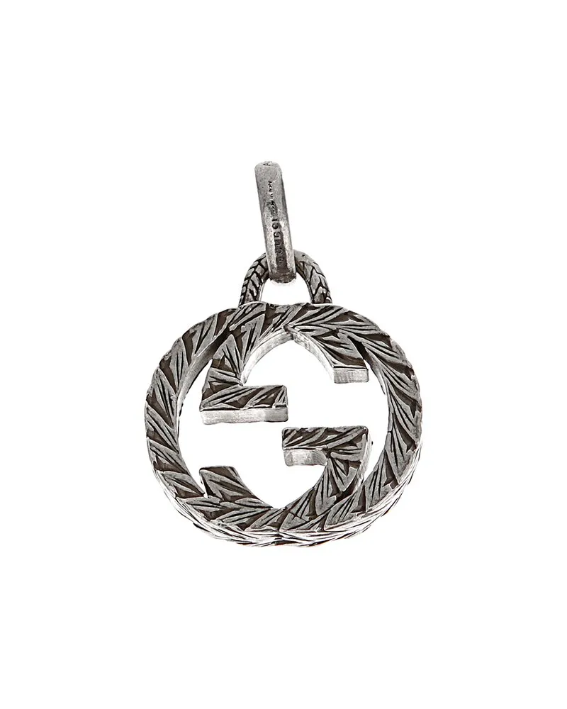 Gucci Silver Interlocking G Pendant Nocolor