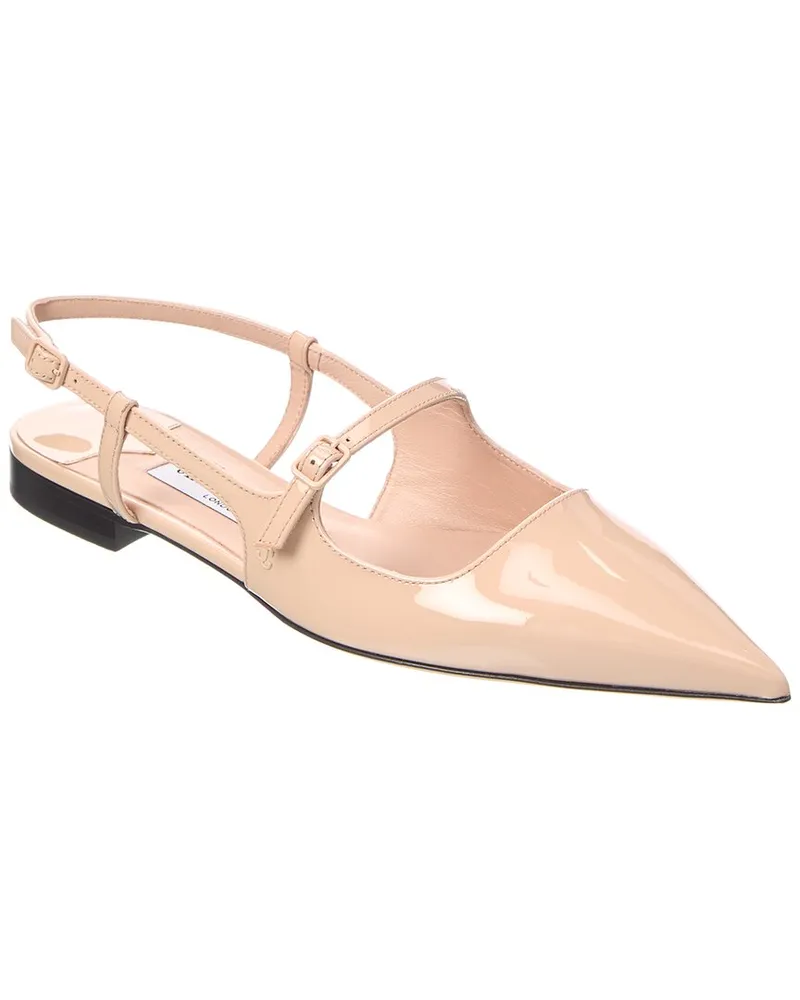 Jimmy Choo Didi Patent Slingback Flat Black