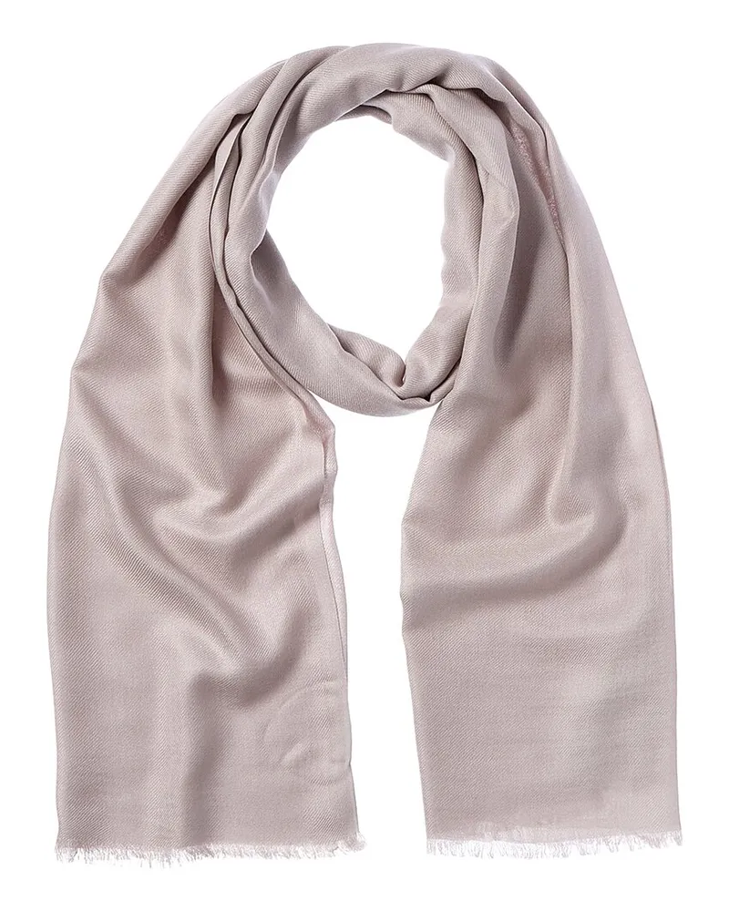 Vince Cashmere-Blend Scarf Grey