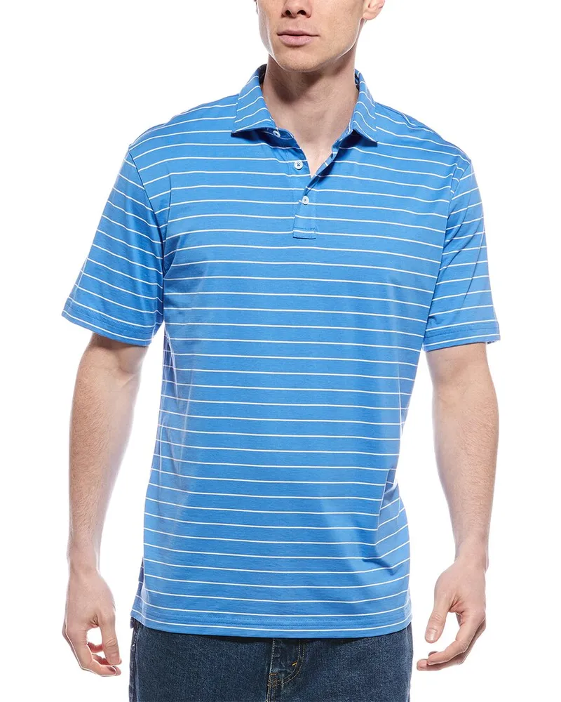 Peter Millar Crown Comfort Polo Shirt Blue