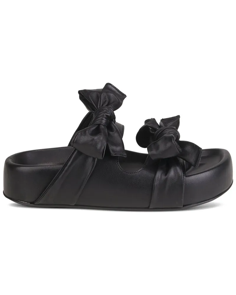 Attilio Giusti Leombruni Jane Double R Leather Slide Nocolor