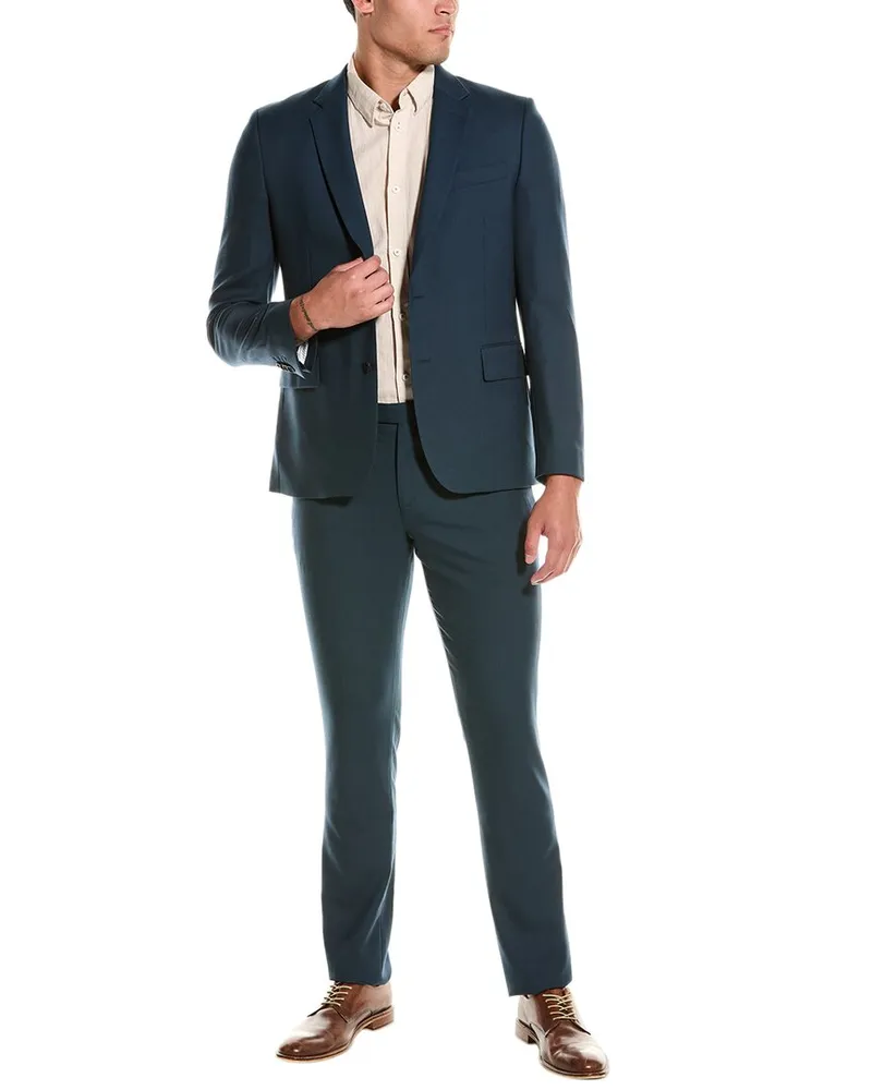 Paul Smith 2pc Wool Suit Black