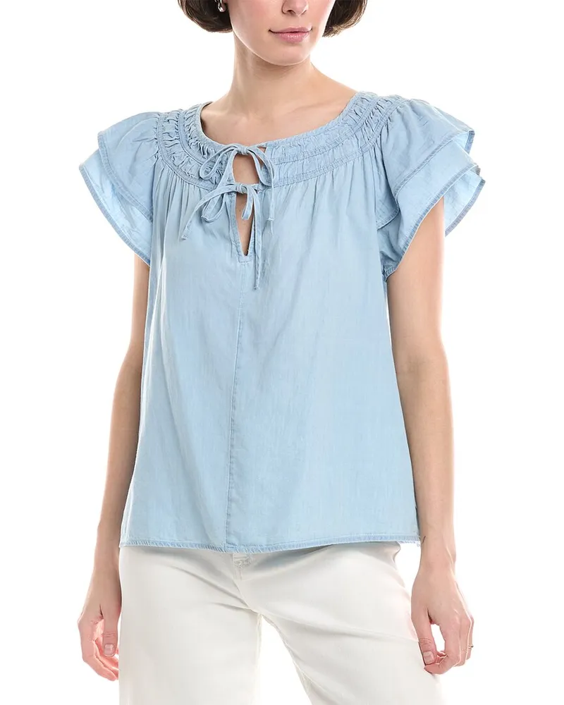 Sam Edelman Tabitha Blouse Blue