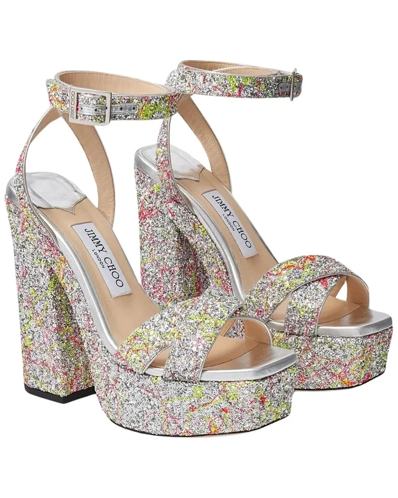 Jimmy Choo Gaia 140 Sandal Nocolor