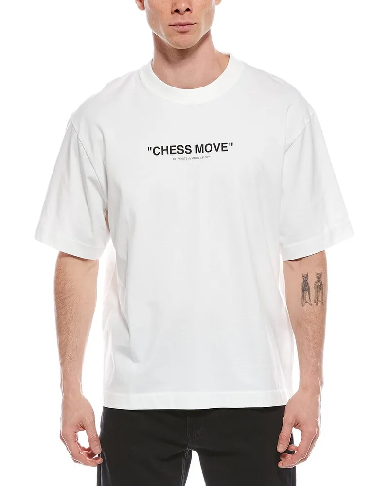 OFF-WHITE Off-White™ Chess Move Skate T-Shirt White