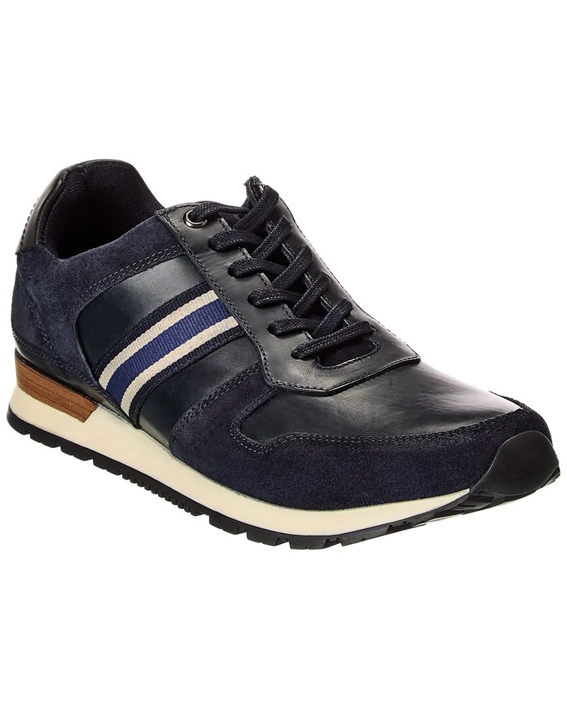 Dune Talay Leather & Suede Sneaker Blue