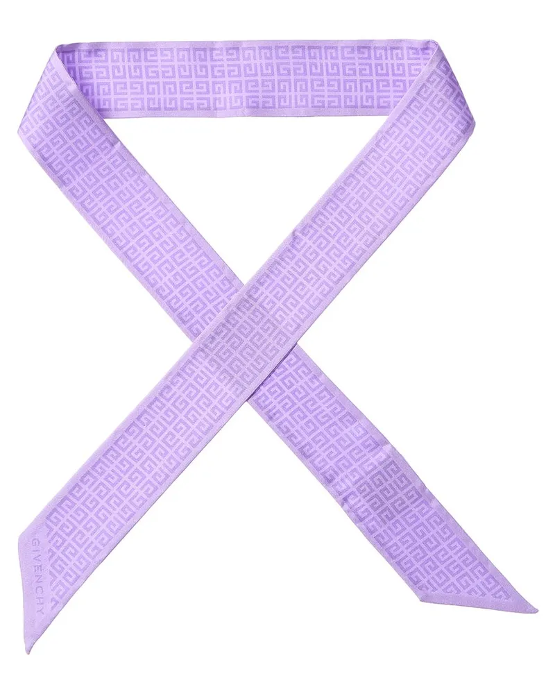 Givenchy Silk Scarf Purple