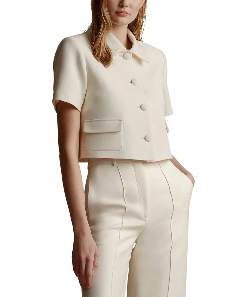 Adam Lippes Marseille Wool & Silk-Blend Jacket Nocolor