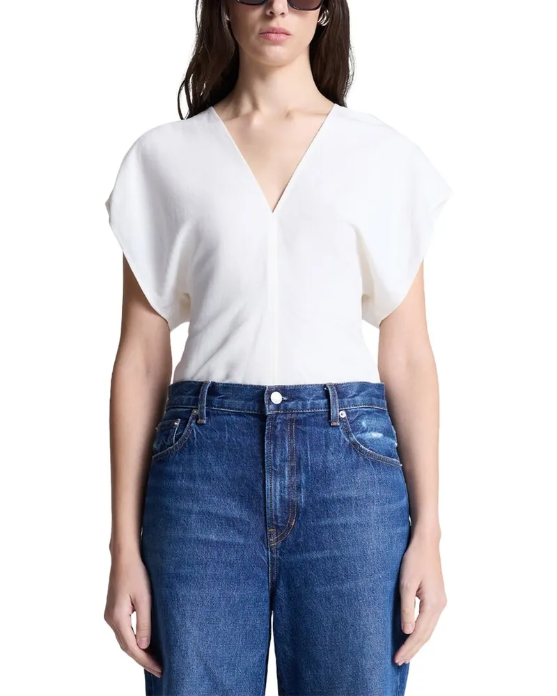 A.L.C. Fay Linen-Blend Top Nocolor