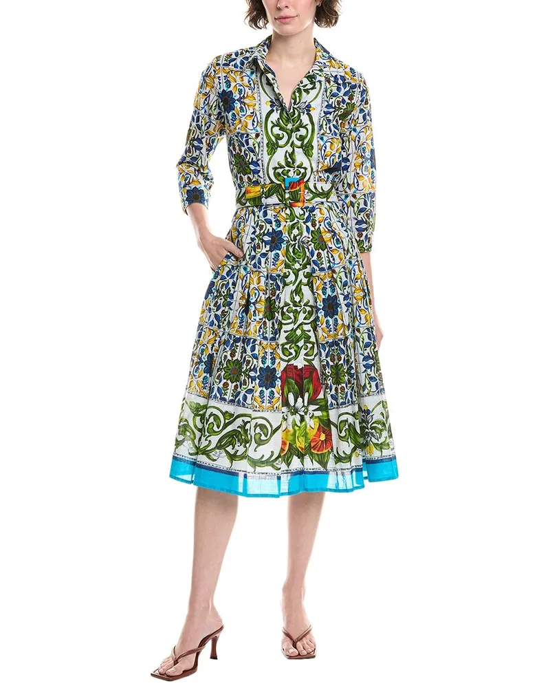 Samantha Sung Audrey 4 Shirtdress Blue