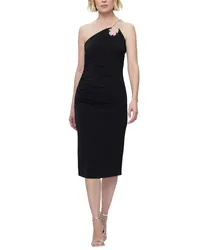 Hervé Léger Strappy Jersey Midi Dress 