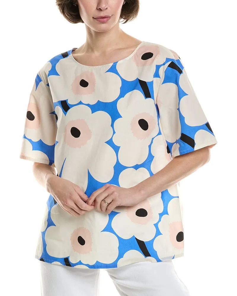 Marimekko Blouse Blue