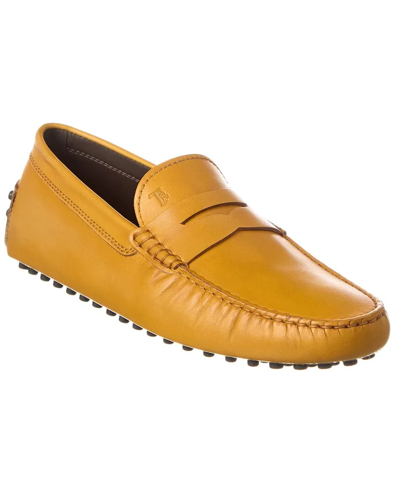 TOD'S TOD’s Nuovo Gommino Leather Loafer Yellow