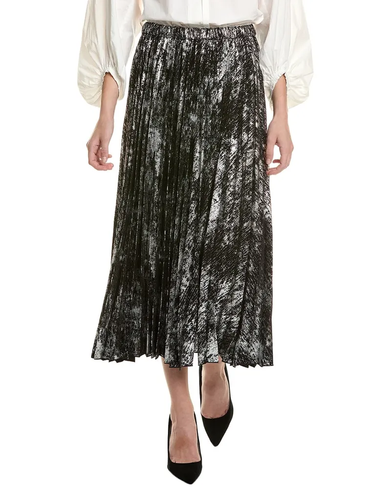 Anne Klein Pleated Skirt Black