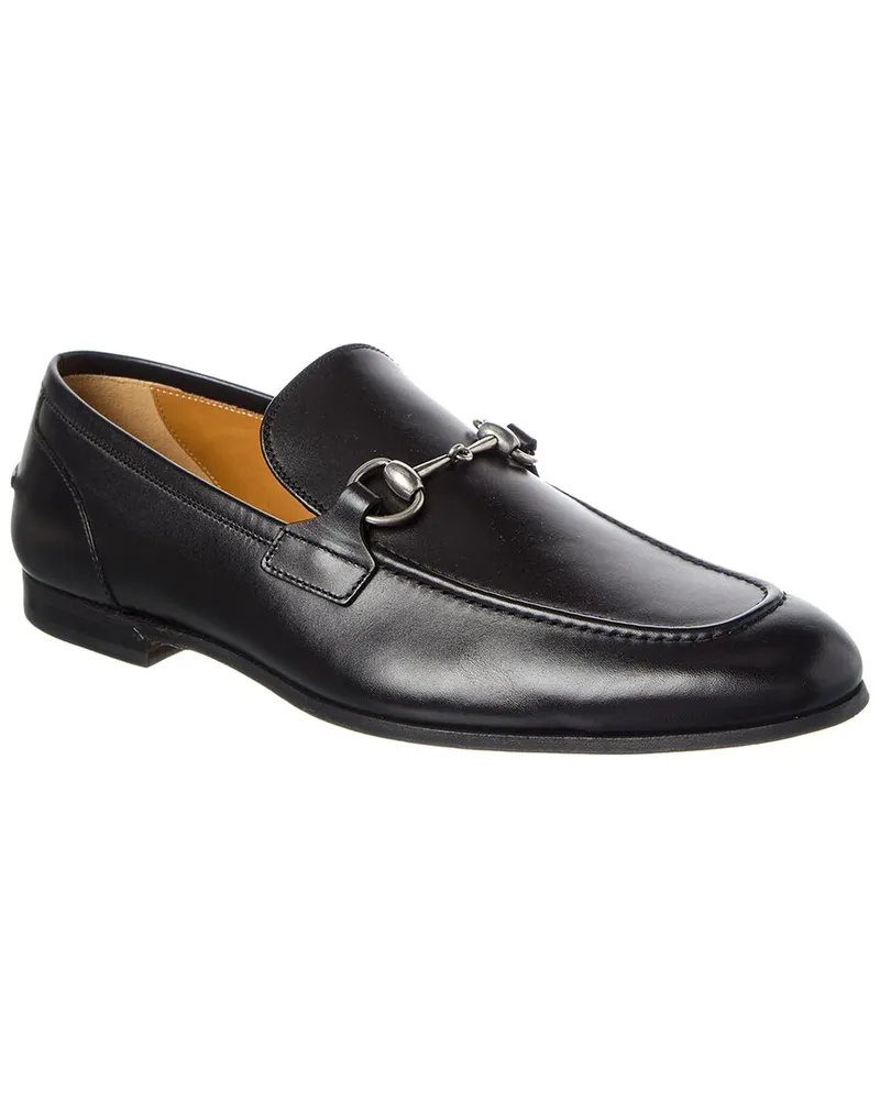 Gucci Jordaan Leather Loafer Black