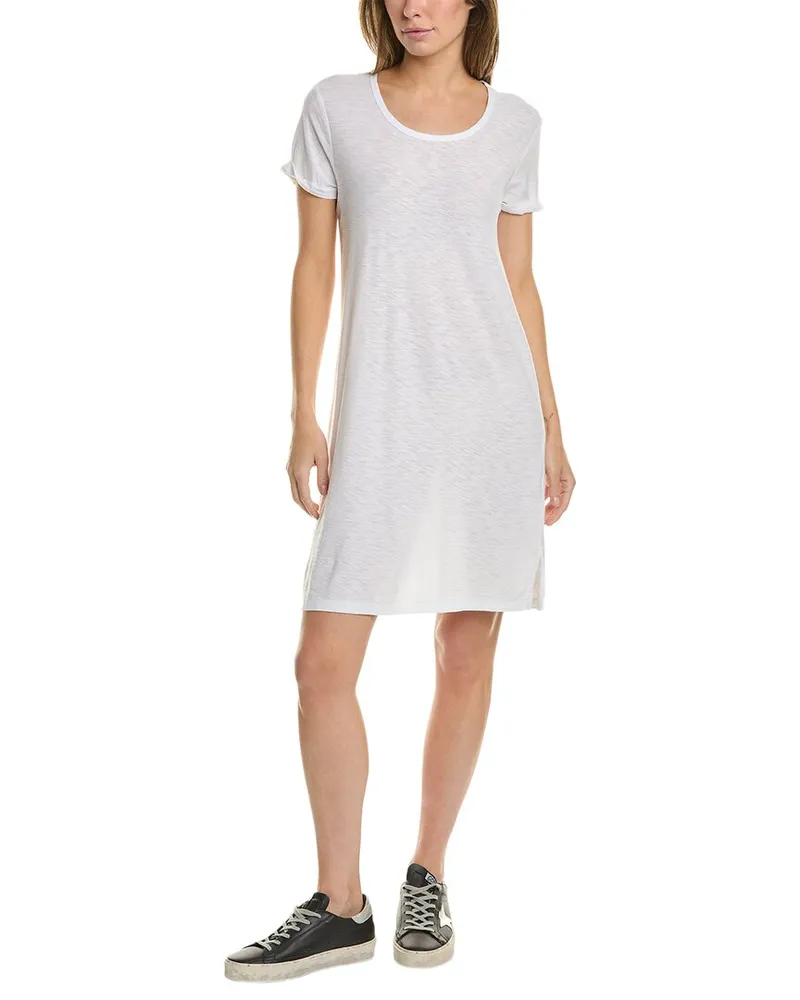 James Perse T-Shirt Dress White