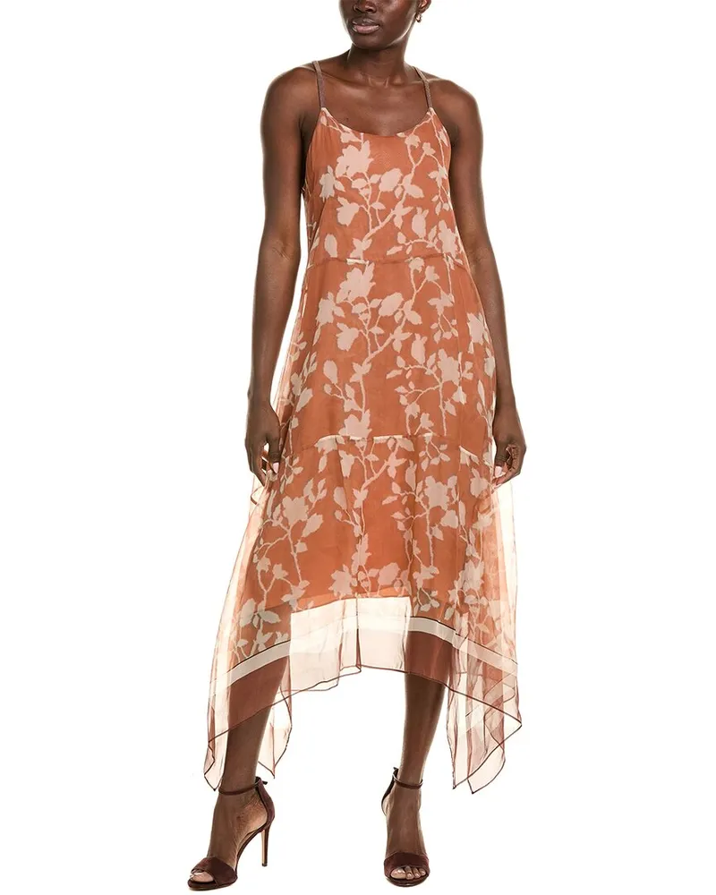 Brunello Cucinelli Silk A-Line Dress Nocolor