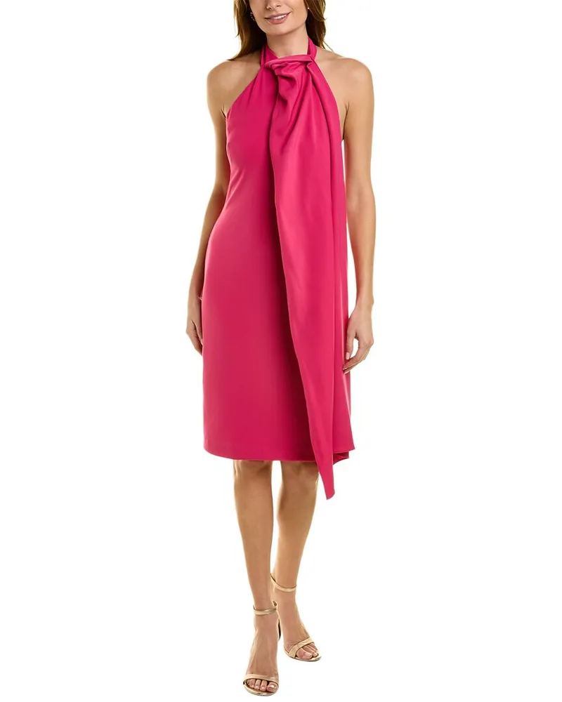 Black Halo Zion Cocktail Sheath Dress Pink