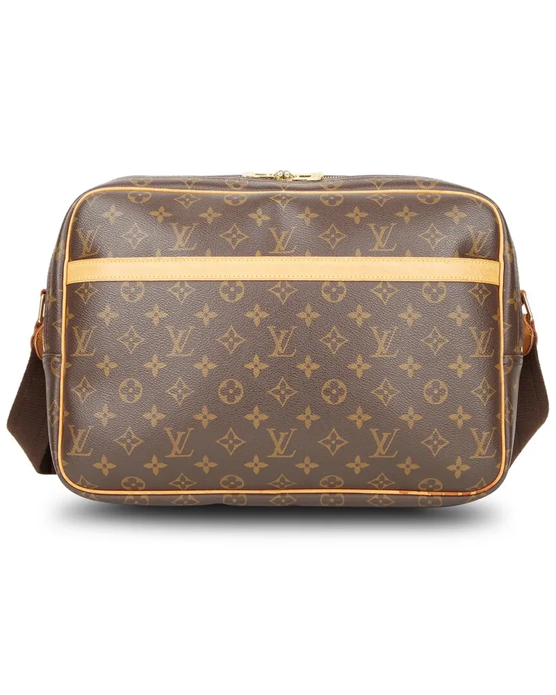 Louis Vuitton Brown Monogram Coated Canvas Reporter (Authentic Pre-Loved Nocolor