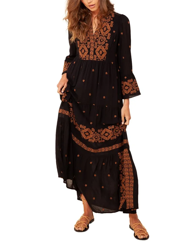 Hale Bob Maxi Dress Black