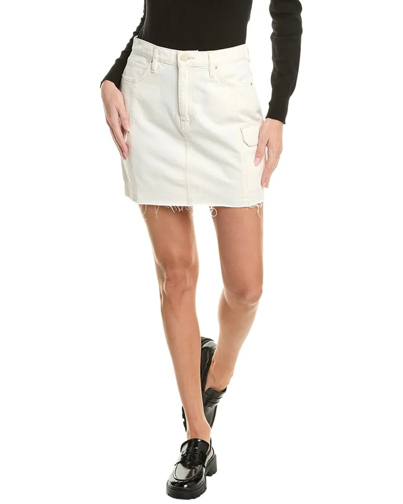 HUDSON Jeans Cargo Viper Mini Skirt White