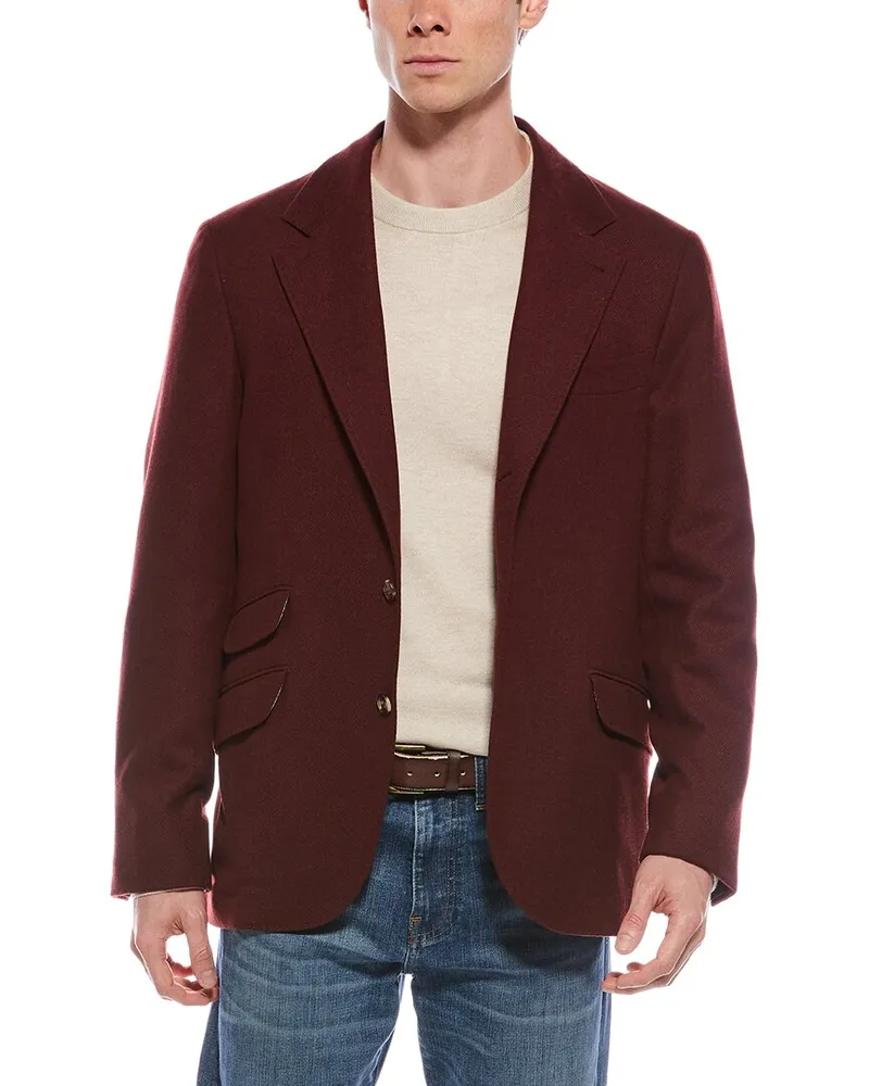 Brunello Cucinelli Wool, Silk, & Cashmere-Blend Jacket Nocolor