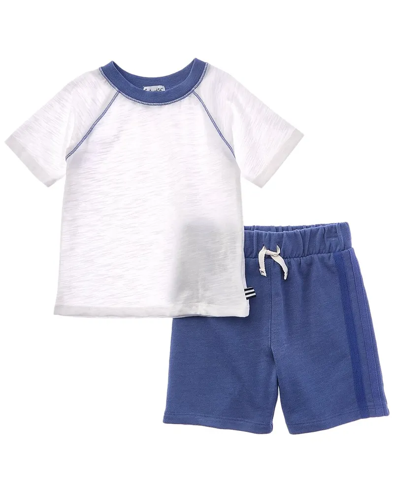 Splendid 2pc Sky Jersey T-Shirt & Short Set Blue