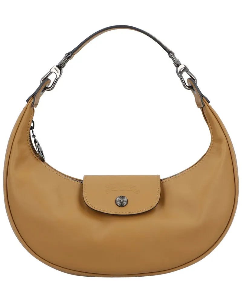 Longchamp Le Pliage Xtra Small Leather Shoulder Bag Brown