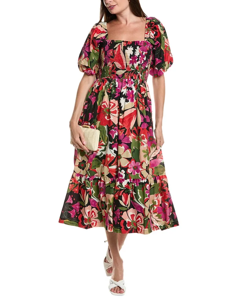 Anne Klein Patio Midi Dress Purple