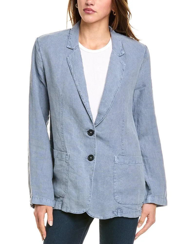 Graham & Spencer Lenny Linen Jacket Blue