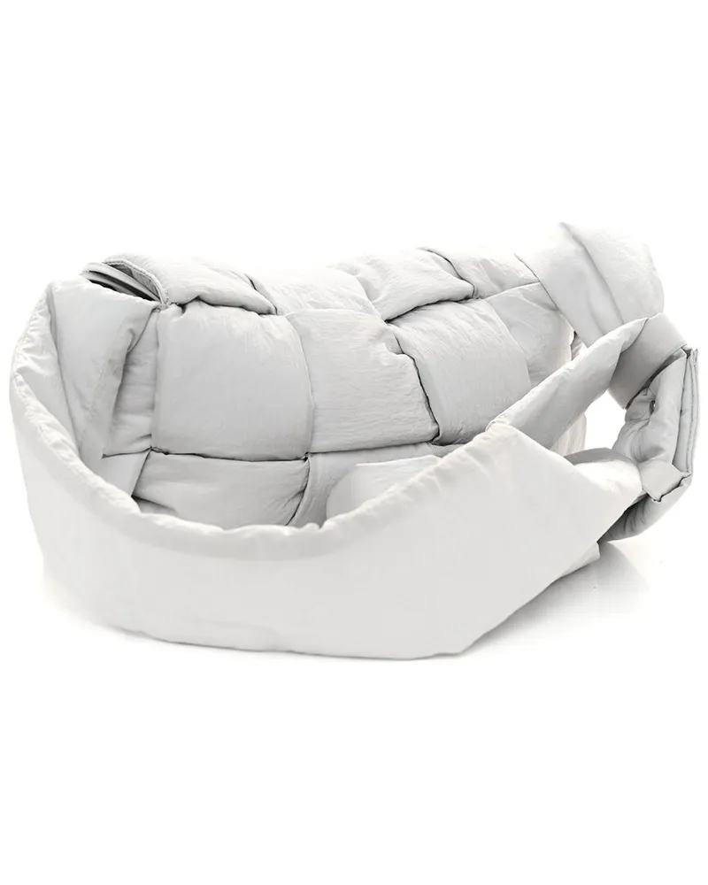 Bottega Veneta Frost Nylon Padded Tech Cassette Bag (Authentic Pre-Loved Nocolor