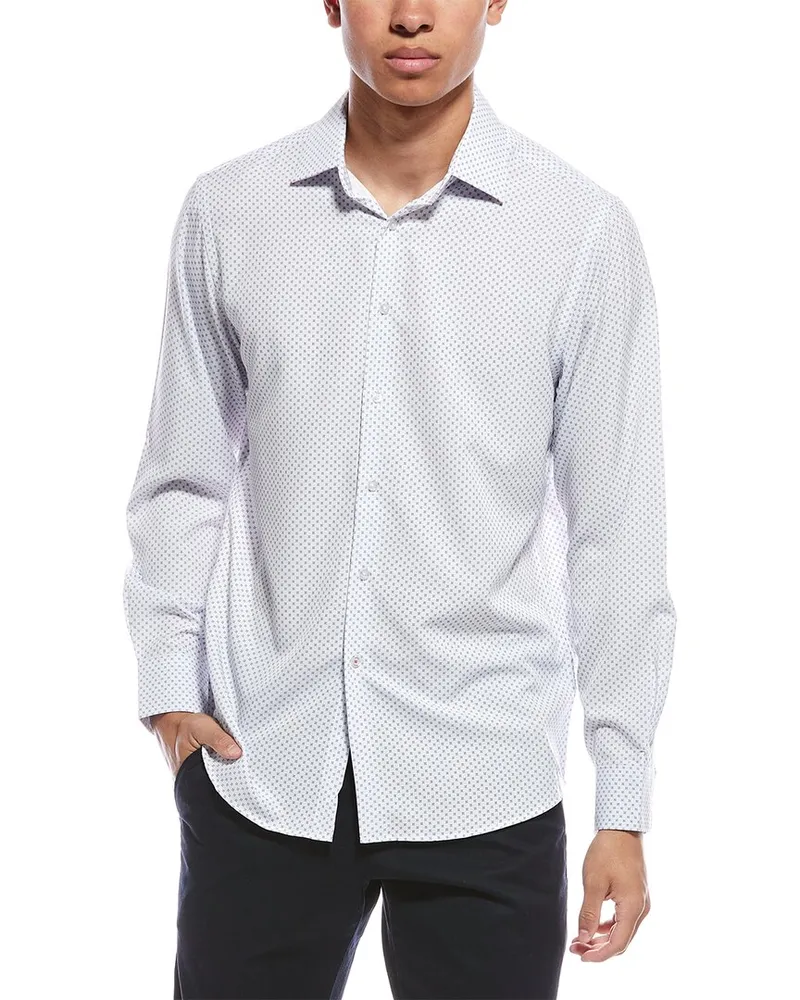Nautica Slim Fit Performance Super Shirt White