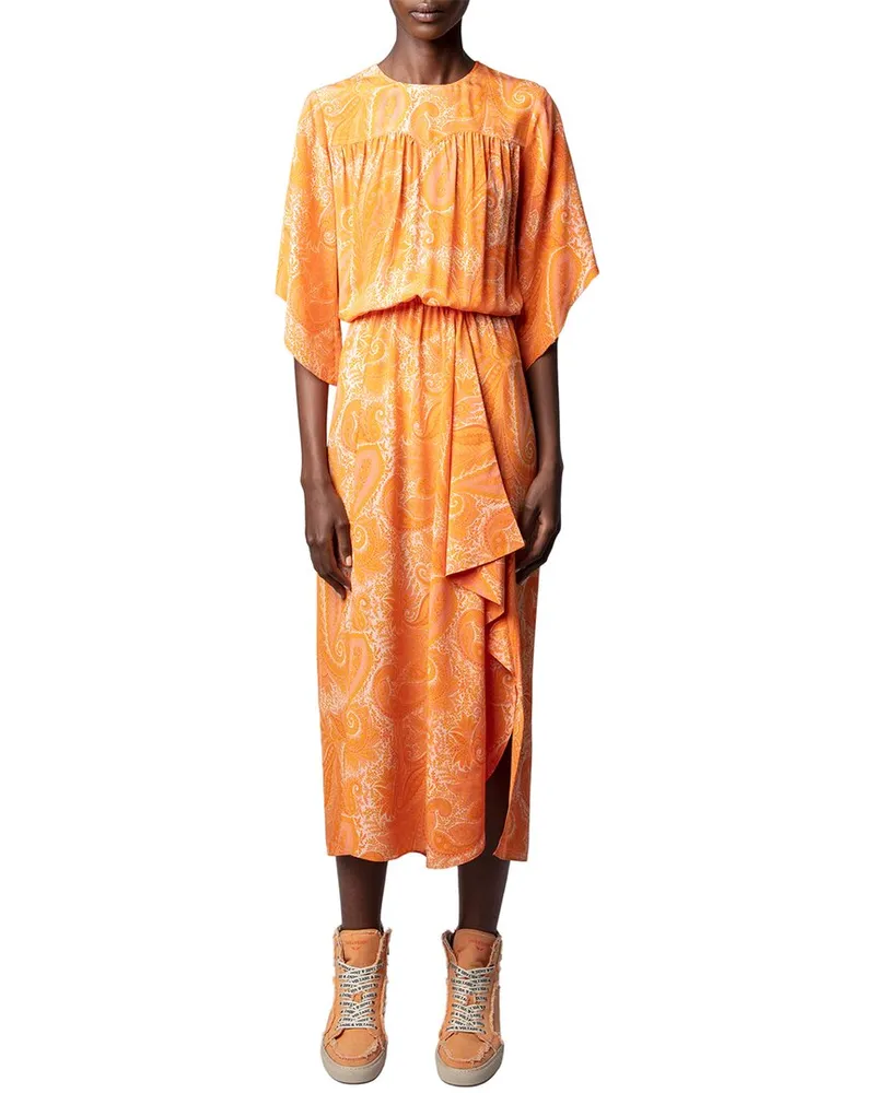 Zadig & Voltaire Rusty Silk Maxi Dress Nocolor