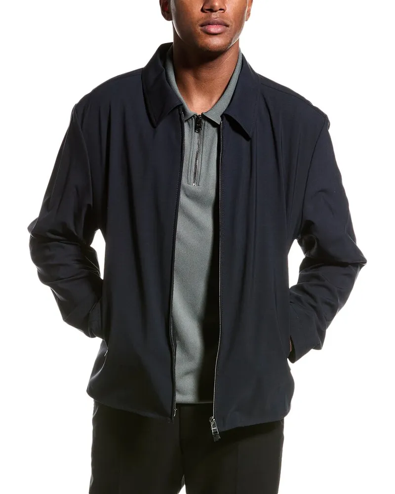 HUGO BOSS Hanry Wool-Blend Jacket Blue