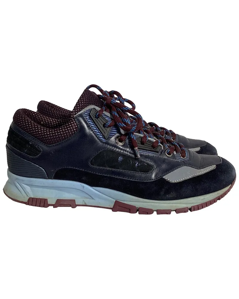 Lanvin Men's Suede Runners DS Sneaker (Authentic Pre-Loved Nocolor
