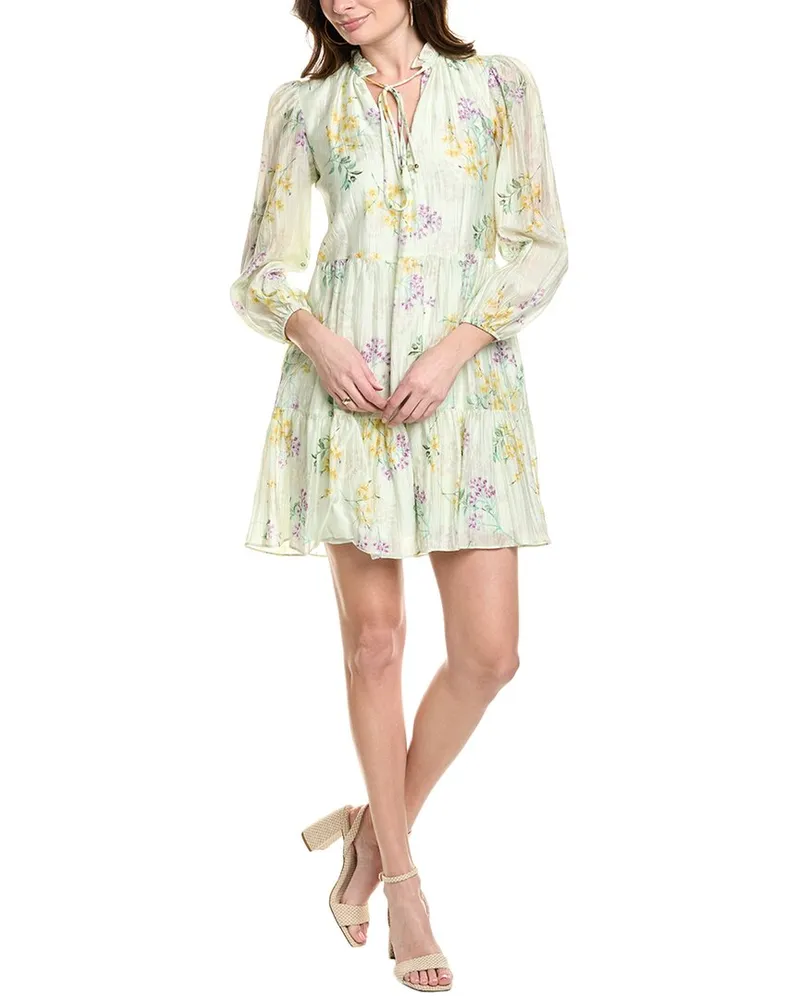 taylor Tiered Mini Dress Green