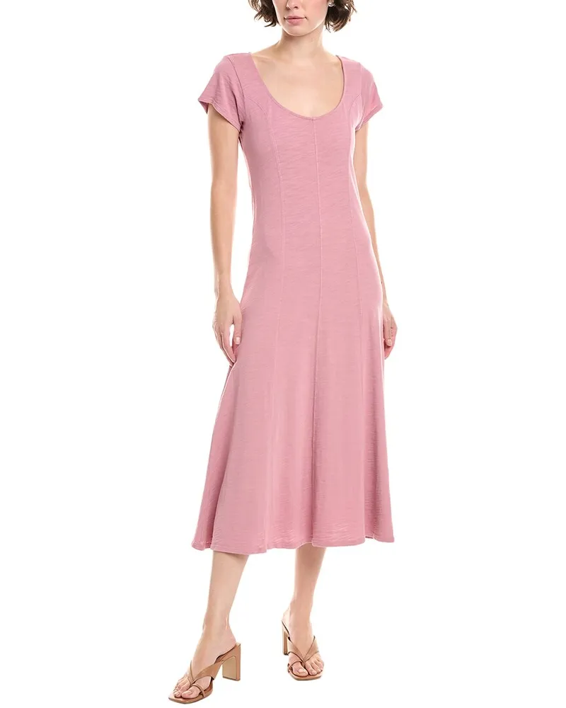 Nation Ltd Mariana Midi Dress Pink