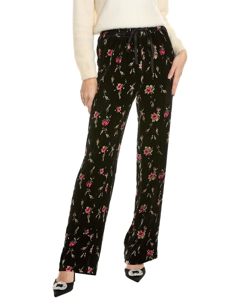 RED Valentino Silk-Blend Pant Black